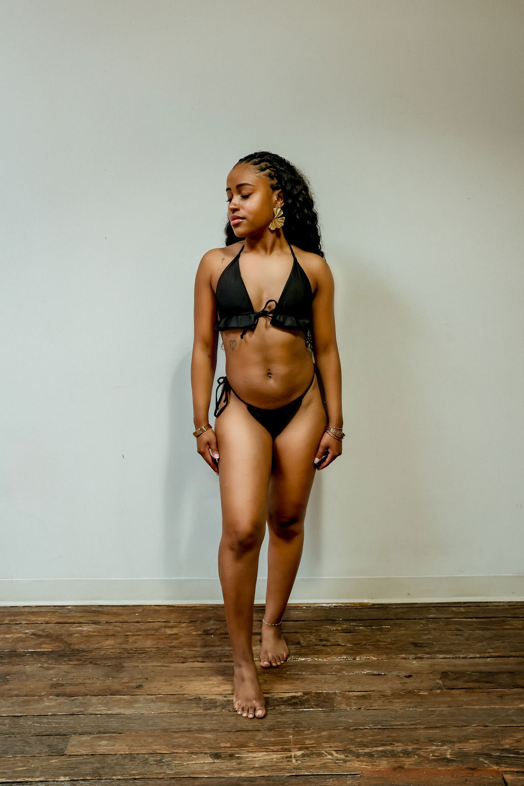 Black Bikini w skirt