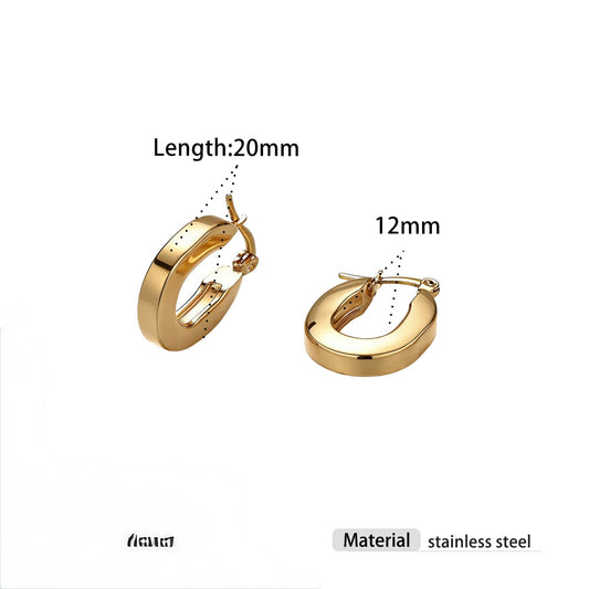 Oval Hoop 12