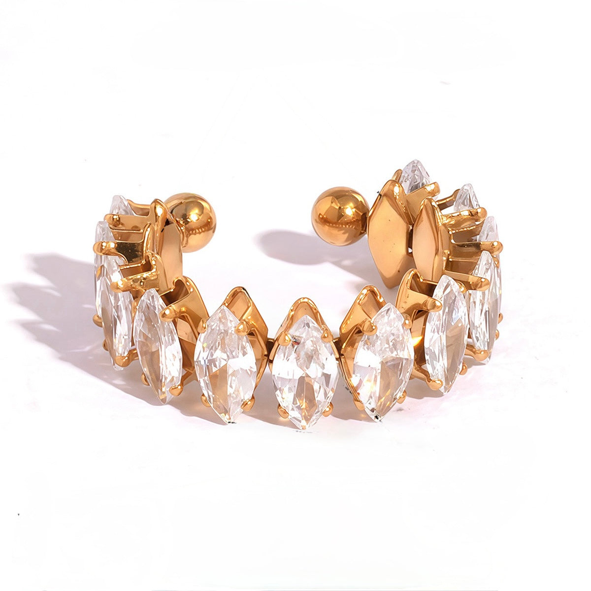 Chunky Zircon Ring