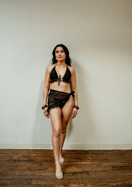 Black Bikini w skirt