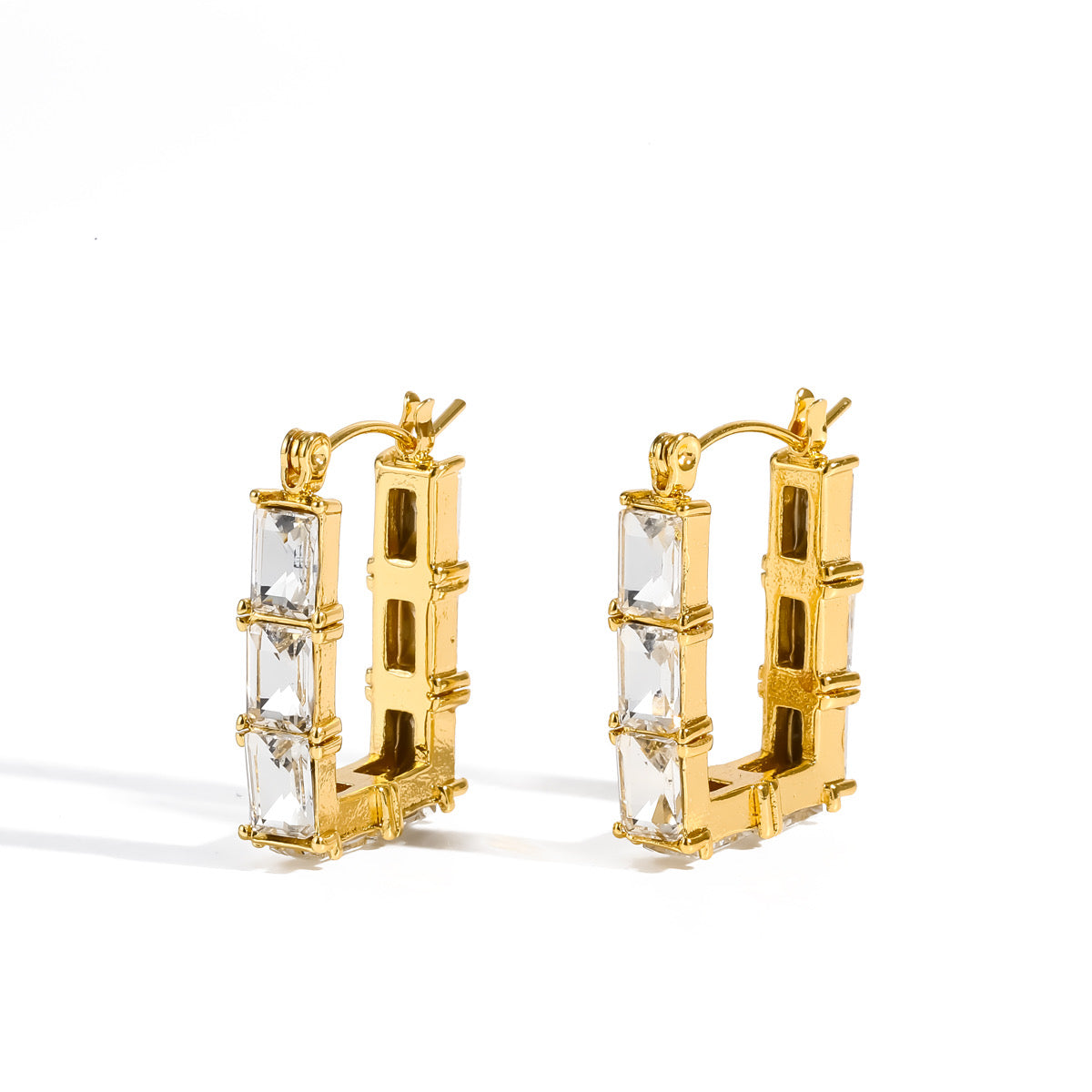 Zircon Square Hoop