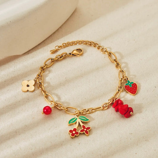 Strawberry bracelet