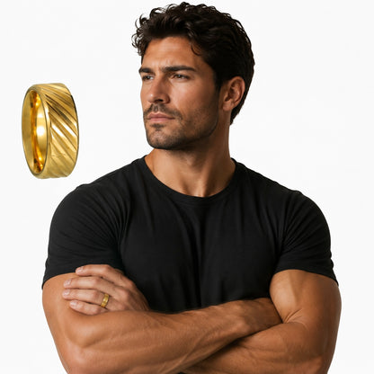Male stripe ring