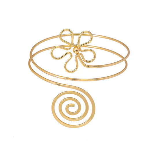 Flower arm-cuff