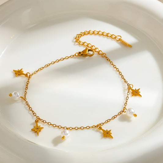 Pearl & Stars Bracelet