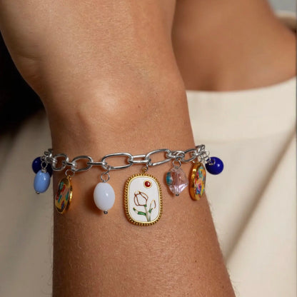 Mix charm bracelet