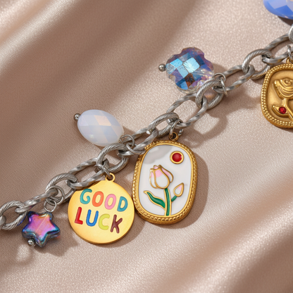 Mix charm bracelet