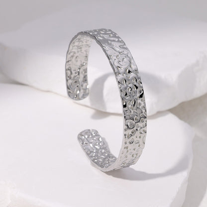 Hammered cuff