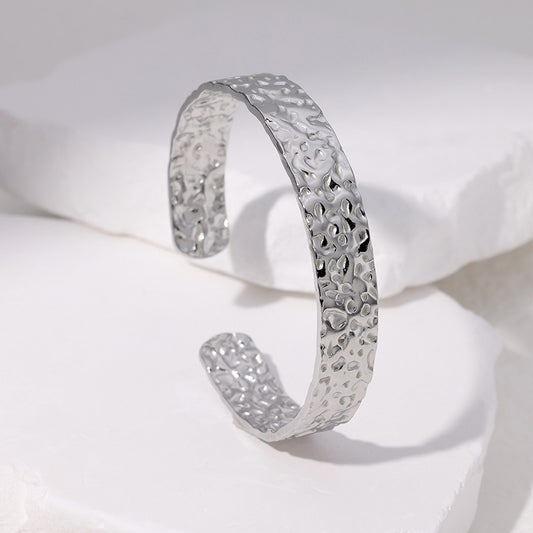 Hammered cuff