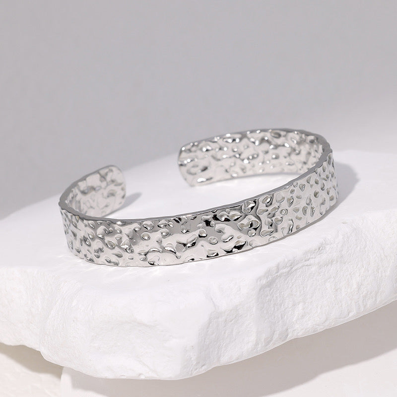 Hammered cuff