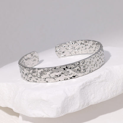Hammered cuff