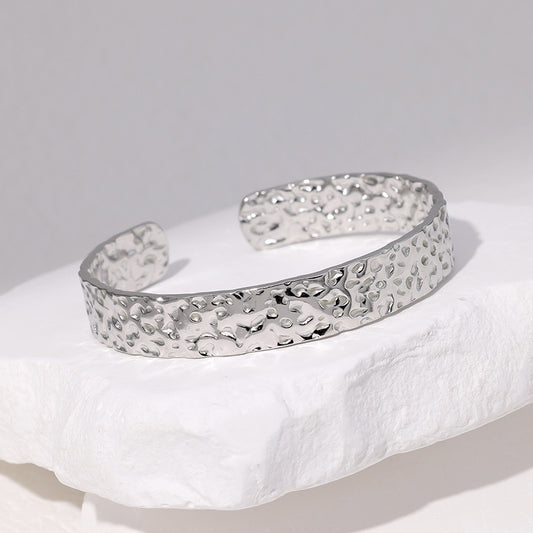 Hammered cuff
