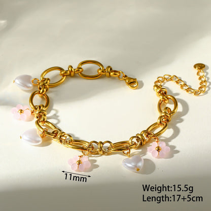 Heart & Flower charms